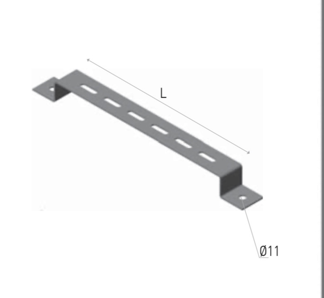 Montage beugel Omega profiel