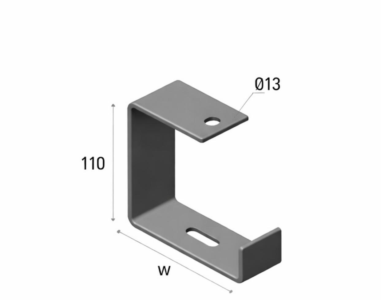 Ophangbeugel (Horizontaal)